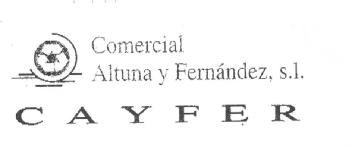 COMERCIAL ALTUNA Y FERNANDEZ, S.L. CAYFER