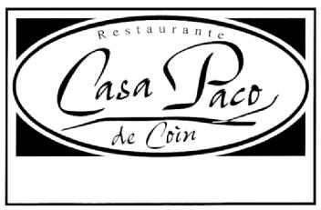 RESTAURANTE CASA PACO DE COIN