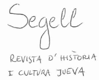SEGELL REVISTA D'HISTORIA I CULTURA JUEVA