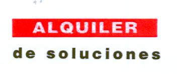 ALQUILER DE SOLUCIONES