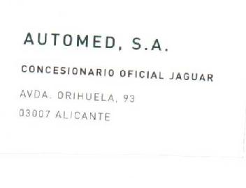 AUTOMED, S.A. CONCESIONARIO OFICIAL JAGUAR