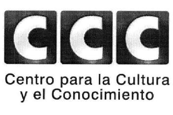 CCC CENTRO PARA LA CULTURA Y EL CONOCIMIENTO