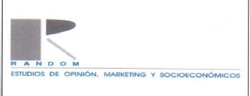 R RANDOM ESTUDIOS DE OPINION, MARKETING Y SOCIOECONOMICOS