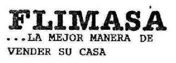 FLIMASA ...LA MEJOR MANERA DE VENDER SU CASA