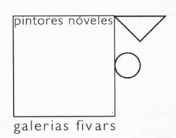 PINTORES NOVELES GALERIAS FIVARS