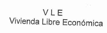 VLE VIVIENDA LIBRE ECONOMICA