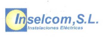 INSELCOM, S.L. INSTALACIONES ELECTRICAS