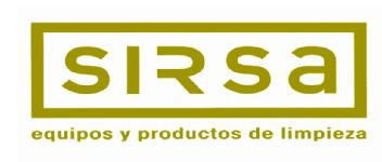 SIRSA EQUIPOS Y PRODUCTOS DE LIMPIEZA