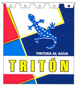 PINTURA AL AGUA TRITON