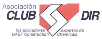 ASOCIACION CLUB DIR LOS APLICADORES EXPERTOS DE BASF CONSTRUCTION CHEMICALS