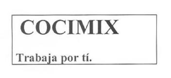 COCIMIX TRABAJA POR TI