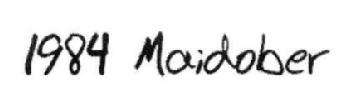1984 MAIDOBER