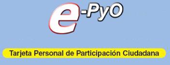 E-PYO TARJETA PERSONAL DE PARTICIPACION CIUDADANA
