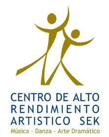 CENTRO DE ALTO RENDIMIENTO ARTISTICO SEK MUSICA - DANZA - ARTE DRAMATI CO