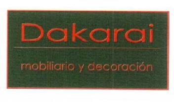 DAKARAI MOBILIARIO Y DECORACION