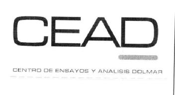 CEAD CENTRO DE ENSAYOS Y ANALISIS DOMAR