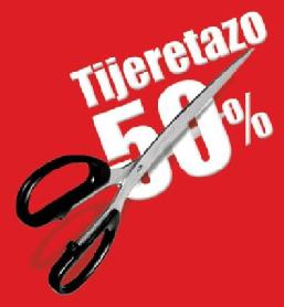 TIJERETAZO 50%