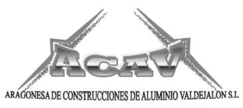 ACAV ARAGONESA DE CONSTRUCCIONES DE ALUMINIO VALDEJALON, S.L
