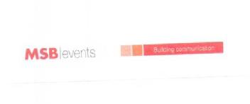 MSB EVENTS BUILDING COMMUNICATION