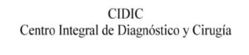 CIDIC CENTRO INTEGRAL DE DIAGNOSTICO Y CIRUGIA