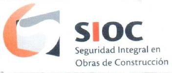 SIOC SEGURIDAD INTEGRAL EN OBRAS DE CONSTRUCCION