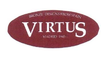 BRONZE DESIGNS FROM SPAIN VIRTUS -MADRID 1945-