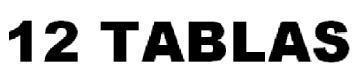 12 TABLAS
