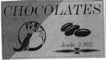 CHOCOLATES DESDE 1902