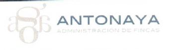 ANTONAYA ADMINISTRACION DE FINCAS
