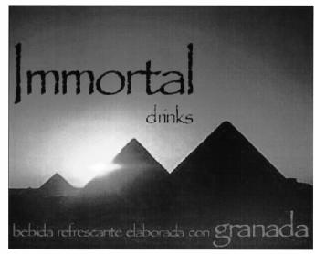 IMMORTAL DRINKS - BEBIDA REFRESCANTE ELABORADA CON GRANADA