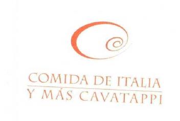 COMIDA DE ITALIA Y MAS CAVATAPPI