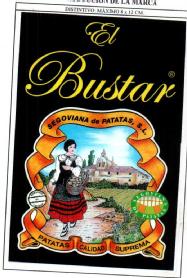 EL BUSTAR SEGOVIANA DE PATATAS, S.L. GARANTIA DE CALIDAD PATATAS CALIDAD SUPREMA