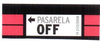 PASARELA OFF