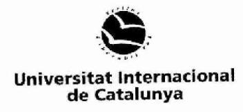 VERITAS LIBERABIT VOS UNIVERSITAT INTERNACIONAL DE CATALUNYA
