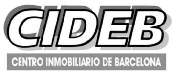 CIDEB CENTRO INMOBILIARIO DE BARCELONA