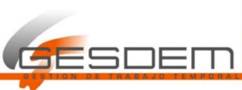 GESDEM GESTION DE TRABAJO TEMPORAL
