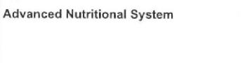 ADVANCED NUTRITIONAL SYSTEM