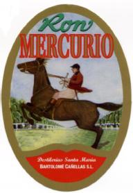 RON MERCURIO DESTILERIAS SANTA MARIA BARTOLOME CAÑELLAS, S.L