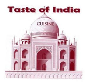 TASTE OF INDIA CUISINE