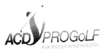 ACD PROGOLF EVENTOS Y COMUNICACION