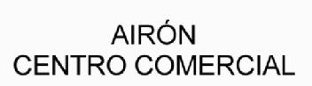 AIRON CENTRO COMERCIAL