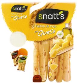 SNATT'S PALITOS DE TRIGO CON QUESO