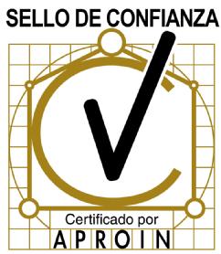 SELLO DE CONFIANZA CERTIFICADO POR APROIN