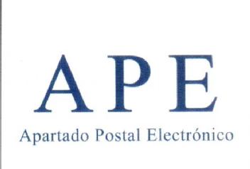 APE APARTADO POSTAL ELECTRONICO