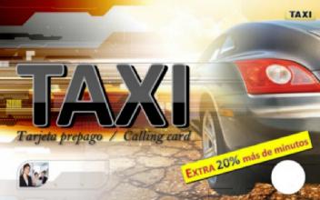 TAXI TARJETA PREPAGO / CALLING CARD TAXI EXTRA 20% MAS DE MINUTOS