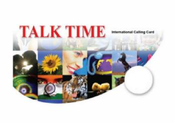 TALK TIME INTERNATIONAL CALLING CARD