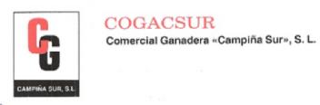 CG CAMPIÑA SUR, S.L. COGACSUR COMERCIAL GANADERA CAMPIÑA SUR, S.L