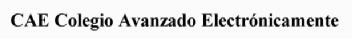 CAE COLEGIO AVANZADO ELECTRONICAMENTE