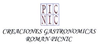 PIC NIC CREACIONES GASTRONOMICAS ROMAN PICNIC