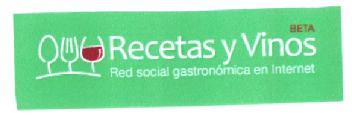 RECETAS Y VINOS RED SOCIAL GASTRONOMICA EN INTERNET BETA